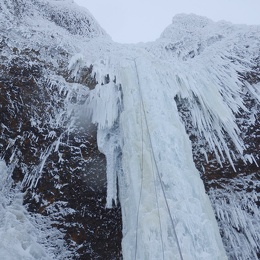 cascade de glace mont dore fevrier 2013